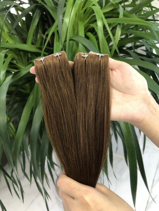 European Invisible Tape In Extensions - Light Colour